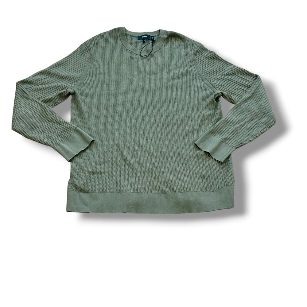 Theory Men’s Riland Long Sleeve Lightweight Crewneck Sweater Size XL O0886708